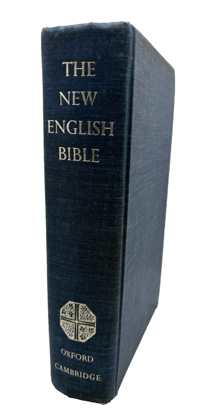 Vintage 1970 THE NEW ENGLISH BIBLE Oxford Cambridge, Hardcover